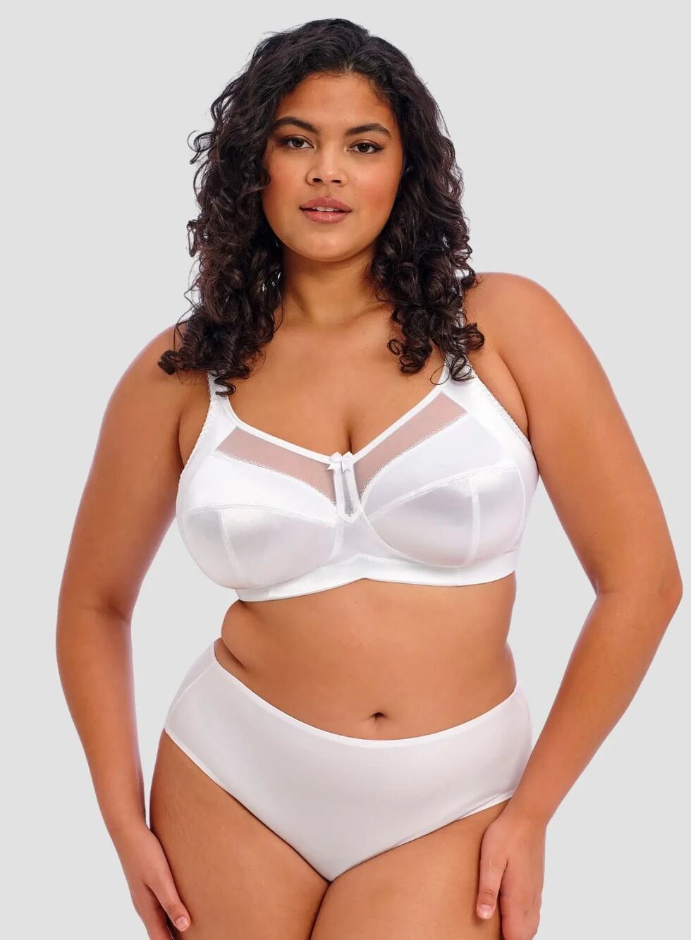 NWT Goddess US 38DDD Women's White Keira Soft Cup Wire Free Bra